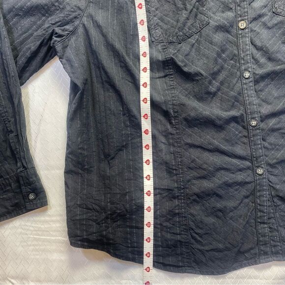 Harley-Davidson Women’s 2W Black Pinstripe Button-Up Shirt – Embroidered…‎ - Picture 4 of 9